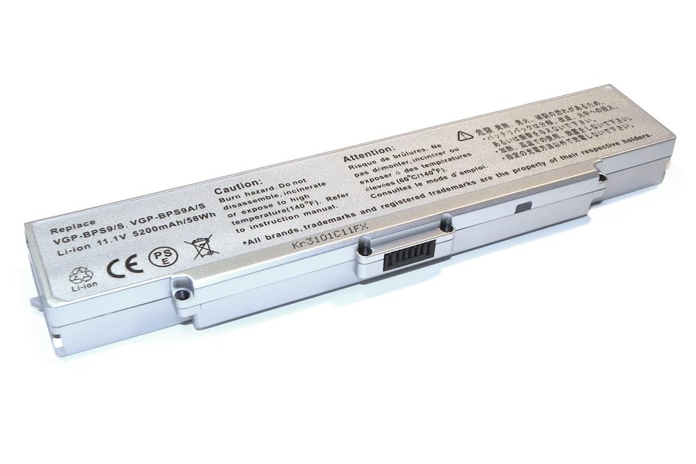 Laptop Battery for Sony Vaio VGN-AR71ZU; Sony Vaio VGN-CR11H/B; Sony Vaio VGN-CR11S/L; Sony Vaio VGN