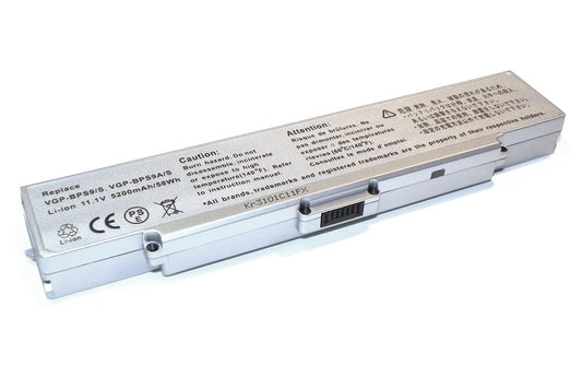 Laptop Battery for Sony Vaio VGN-AR71ZU; Sony Vaio VGN-CR11H/B; Sony Vaio VGN-CR11S/L; Sony Vaio VGN